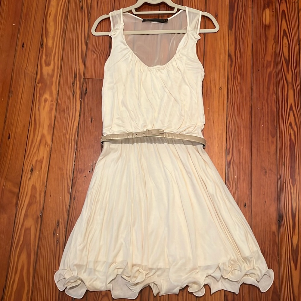 2/$30 Cream Silk Dress